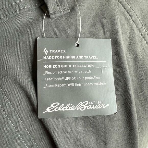 Eddie Bauer Men’s Carbon Horizon Guide Travex Lightweight Chino Cargo Pants - Picture 7 of 16